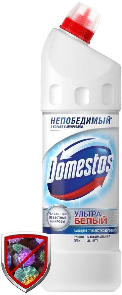 Чистящее средство DOMESTOS ультра белый, 1л #1