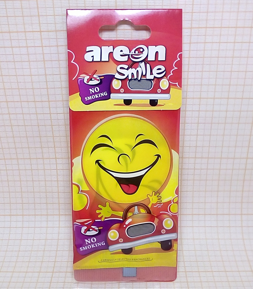 Ароматизатор подвесной (No smoking/Не курить) "AREON" SMILE RING (картон) AREON 704-SMR-313 #1
