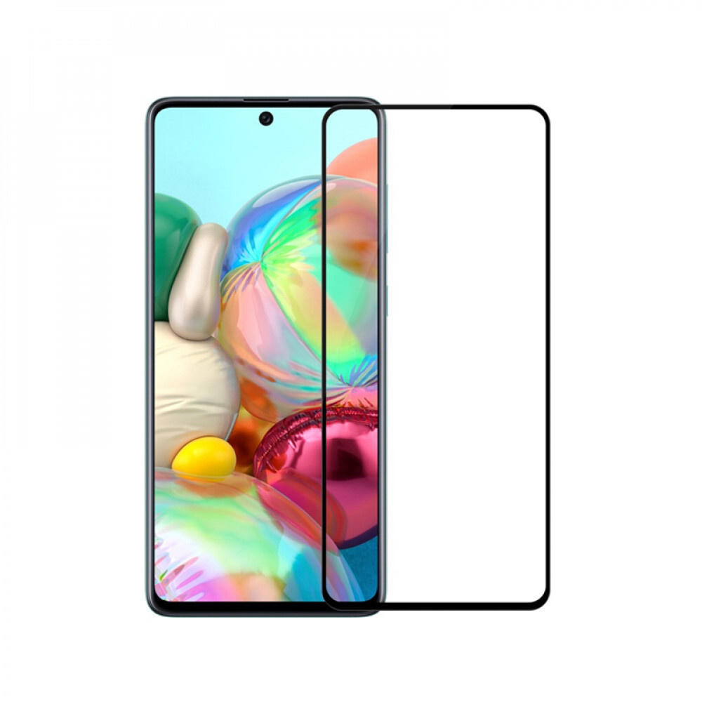 3D/5D защитное стекло MyPads для Samsung Galaxy A51 SM-A515F (2020) с  закругленными изогнутыми краями которое полностью закрывает экран / дисплей  по краям с олеофобным покрытием - купить с доставкой по выгодным ценам