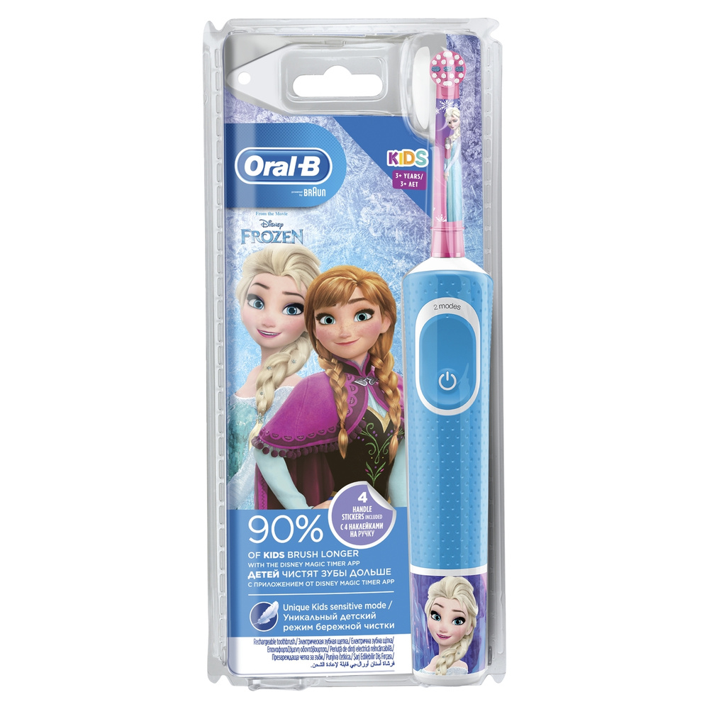 Oral-B Электрическая зубная щетка Kids Холодное Сердце_161438279-7663, лазурный  #1