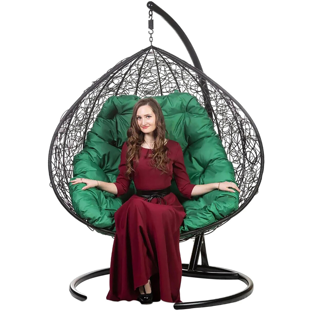 Подвесное кресло садовоех135х195 см, Bigarden Geminipromo-черный ...