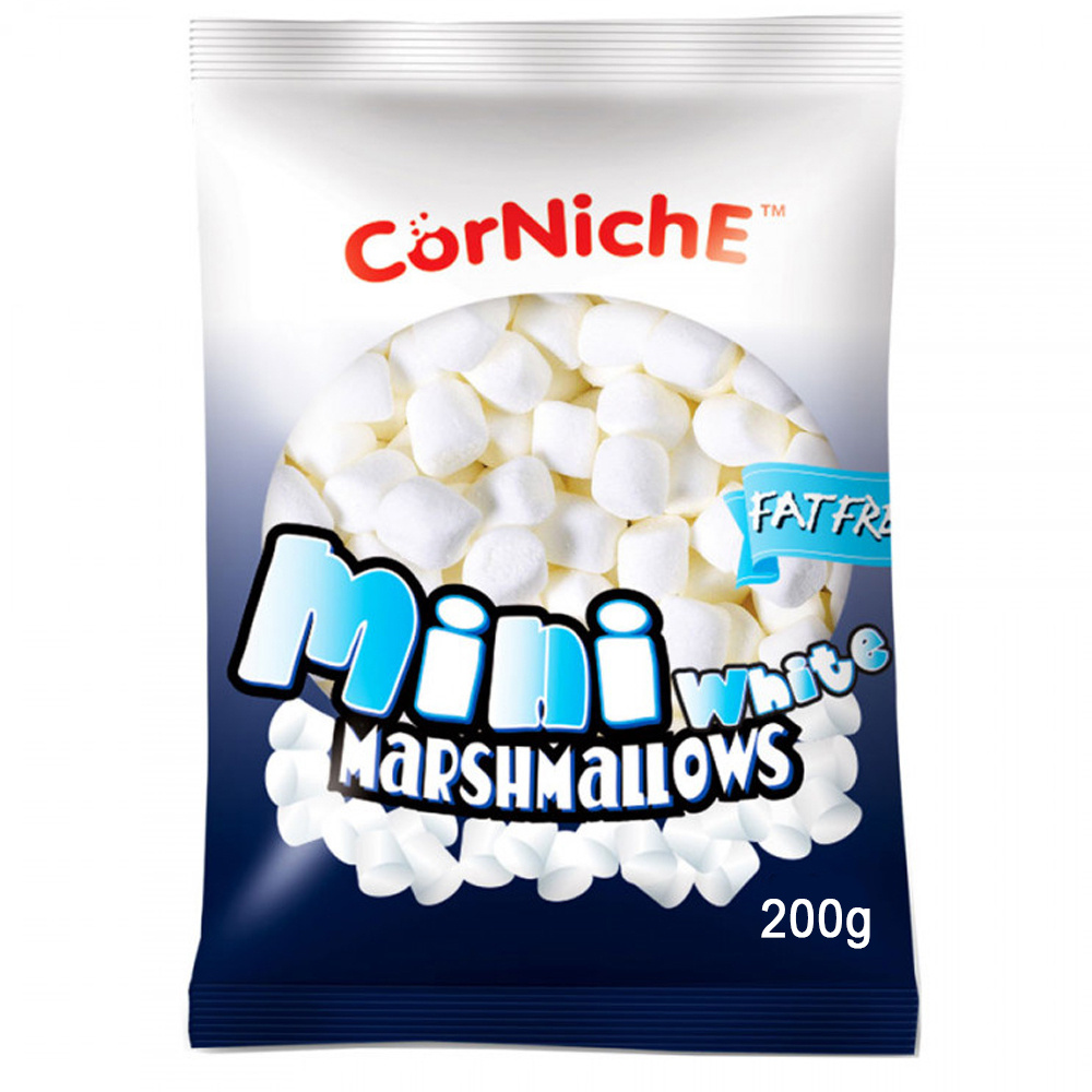 Маршмеллоу маленькие Mini White Marshmallow, 200 г, CorNiche - купить с ...
