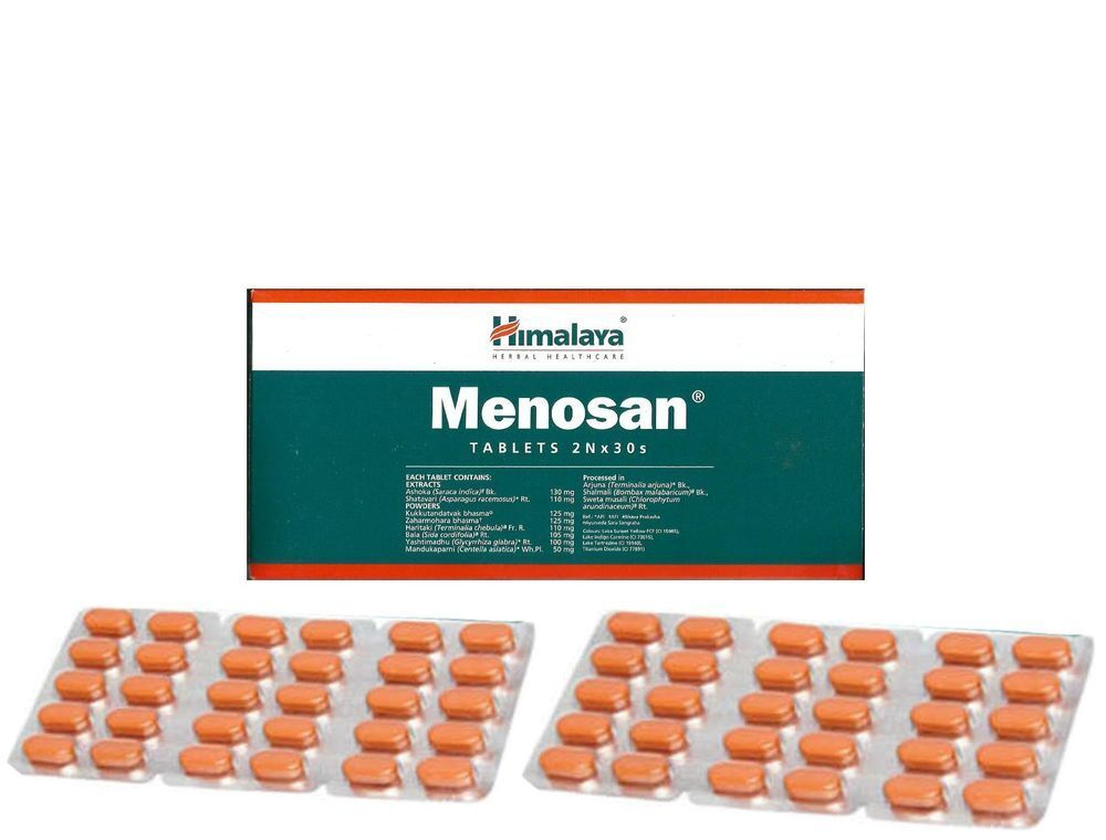 Таблетки Меносан (Menosan) Himalaya Since 1930 для облегчения симптомов ...