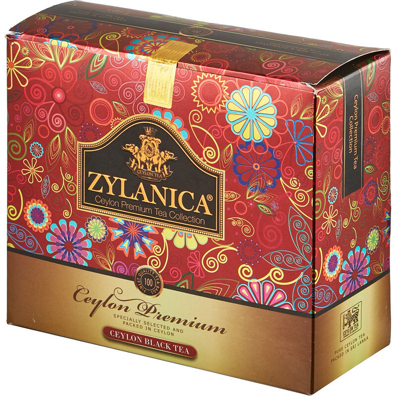 Чай в пакетиках ZYLANICA Ceylon Premium 100 шт по 2 гр #1