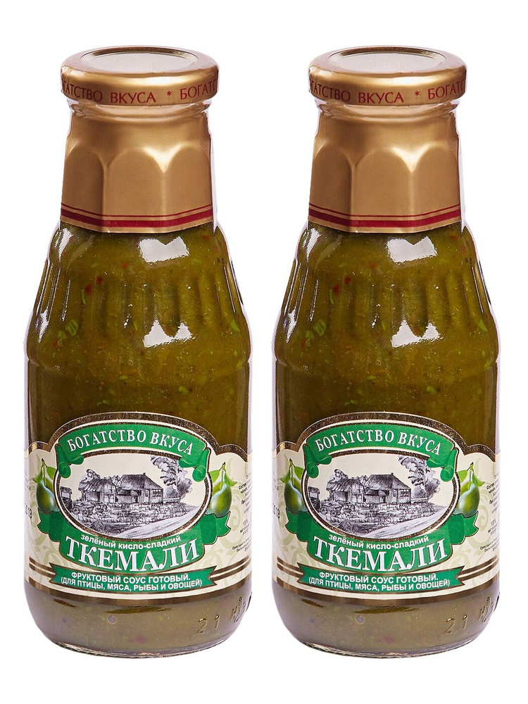 Соус ткемали зеленый кисло-сладкий Богатство Вкуса 2шт х 310г купить на ...