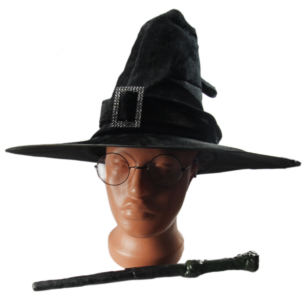 Набор Гарри Поттера для праздника и вечеринки ( Шляпа-колпак, очки и ...