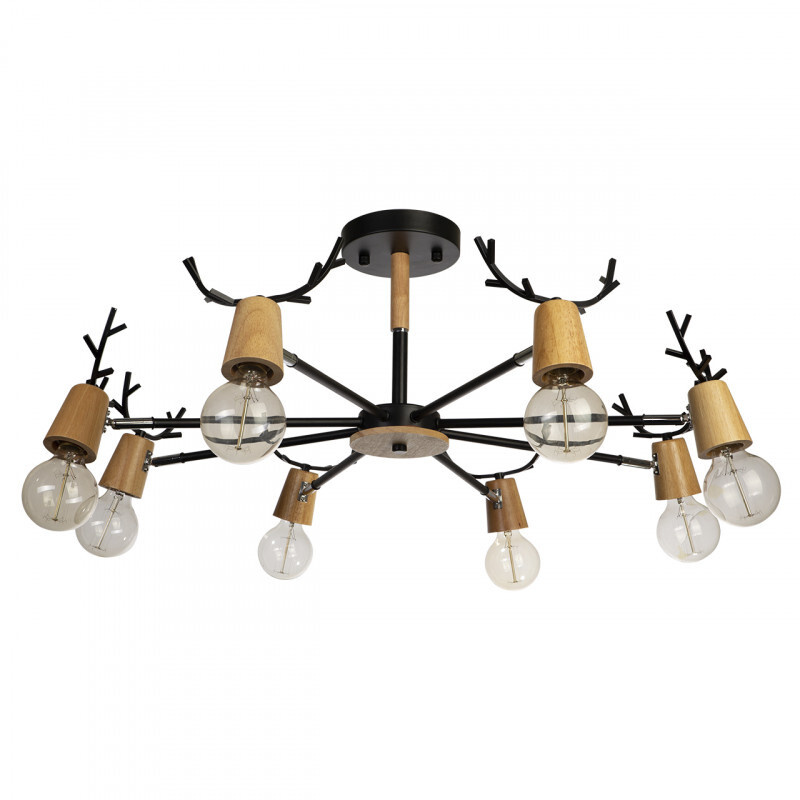 Люстра на штанге Loft IT Sven 10024/8 Black #1