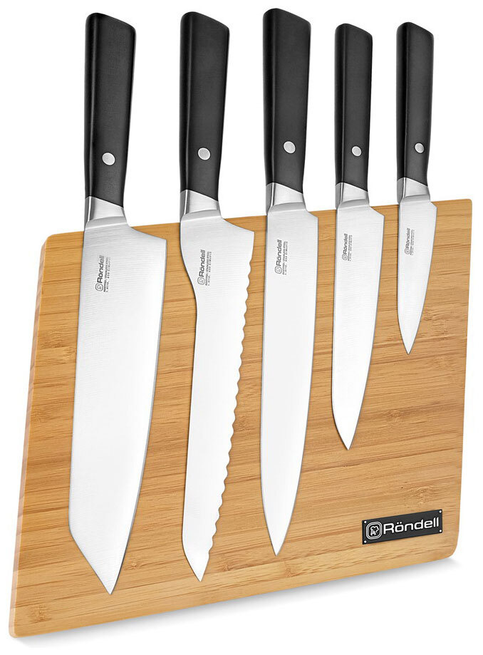 Набор кухонных ножей Rondell, Нержавеющая сталь купить по низкой цене с ...