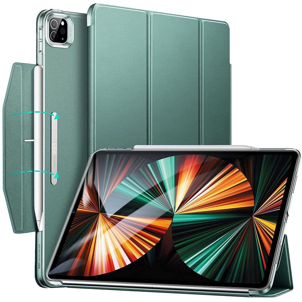 Чехол книжка ESR Ascend Trifold Case для iPad Pro 11 (2021, 2022) Forest Green, зеленый  #1