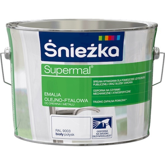 Sniezka Эмаль Гладкая, Матовое покрытие, 2.5 л, 2.5 кг, белый #1