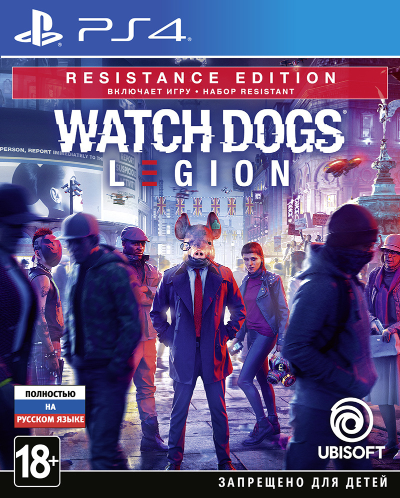 Игра Watch Dogs: Legion. Resistance Edition (PlayStation 4, Русская версия)  купить по низкой цене с доставкой в интернет-магазине OZON (558730919)