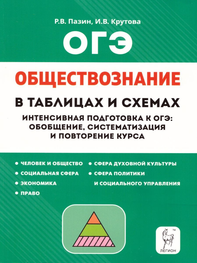 Обществознание в таблицах и схемах. ОГЭ | Пазин Роман Викторович, Крутова Ирина Владимировна  #1