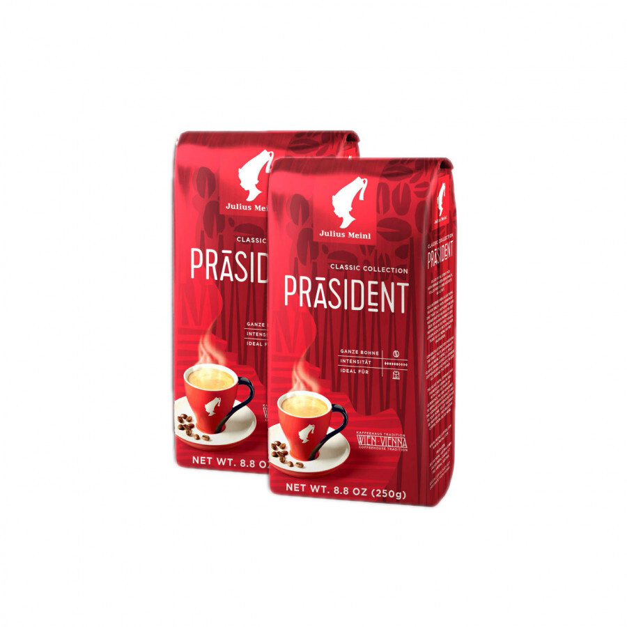 Кофе в зернах Julius Meinl Prasident (Президент, классическая коллекция), 2x250г  #1