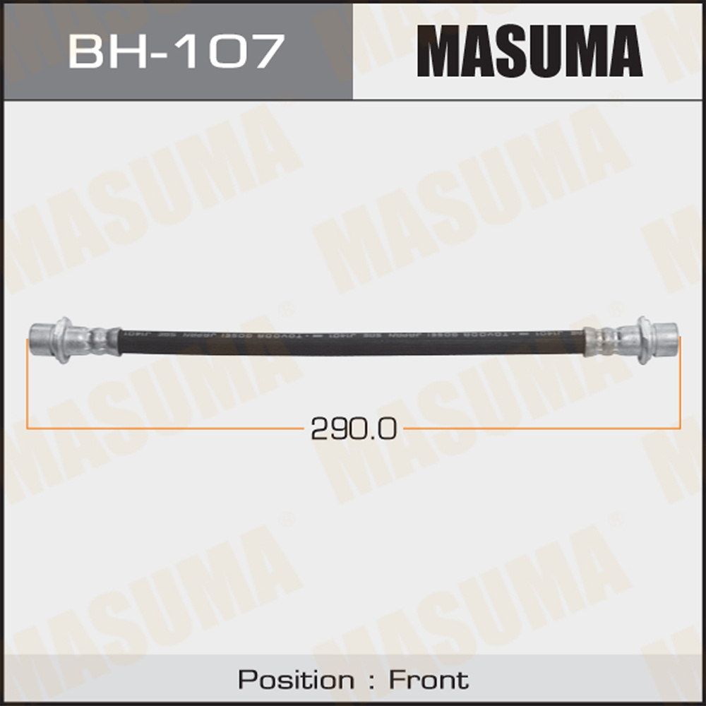Masuma Трубки тормозные, арт. BH107, 1 шт. #1