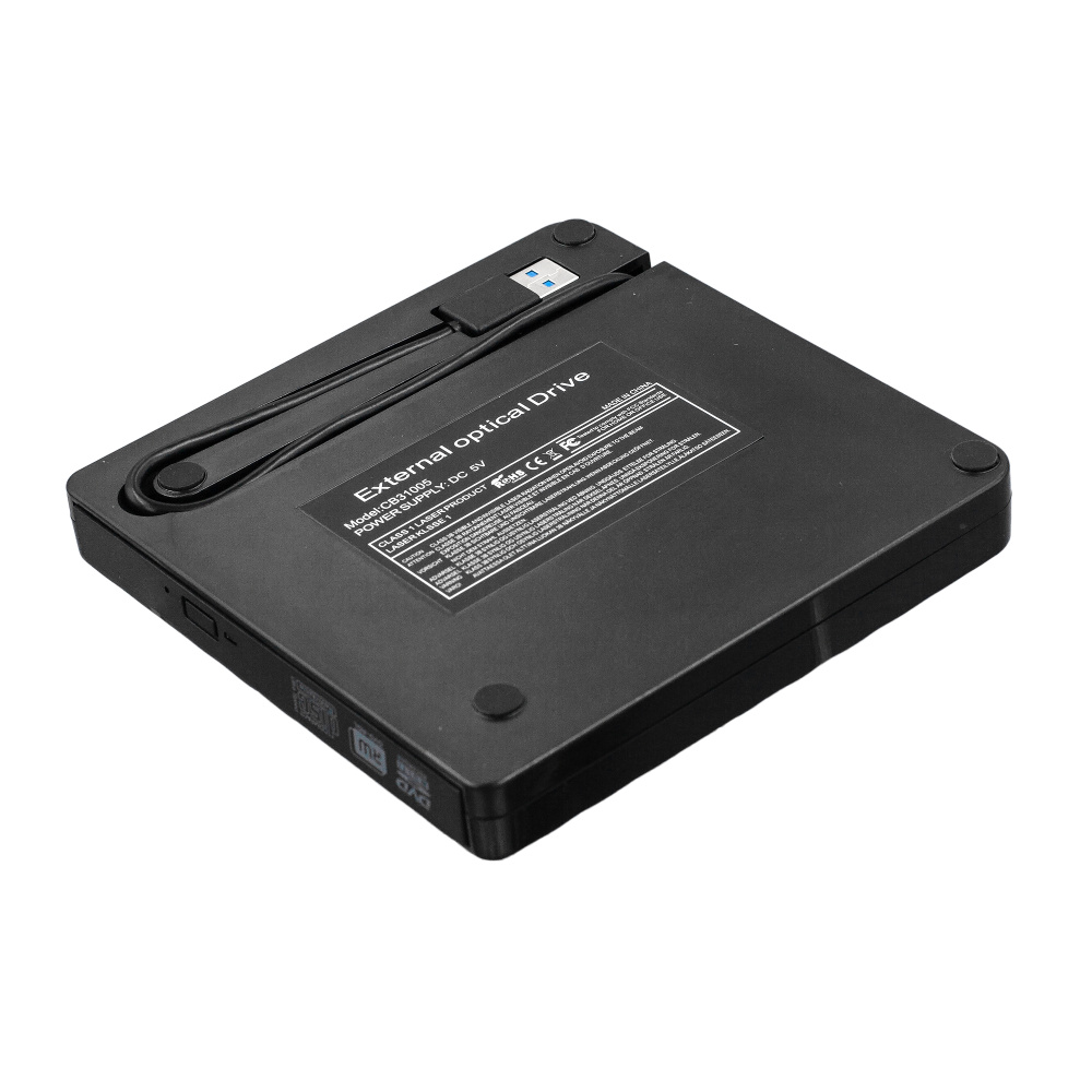 Внешний дисковод ( оптический привод ) CD / DVD - USB 3.0 карбон черный ...