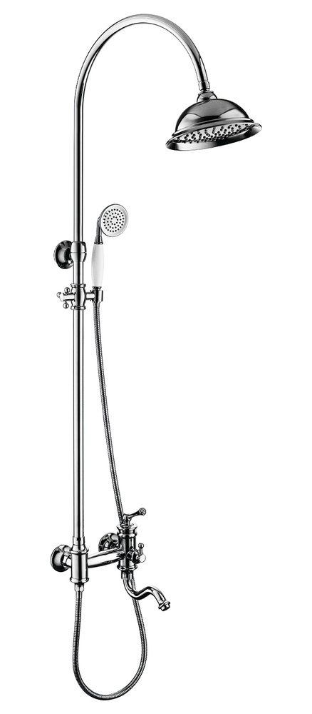 Душевая система / душевой комплект с верхним душем душем Timo Adelia SX-6010/00 хром  #1