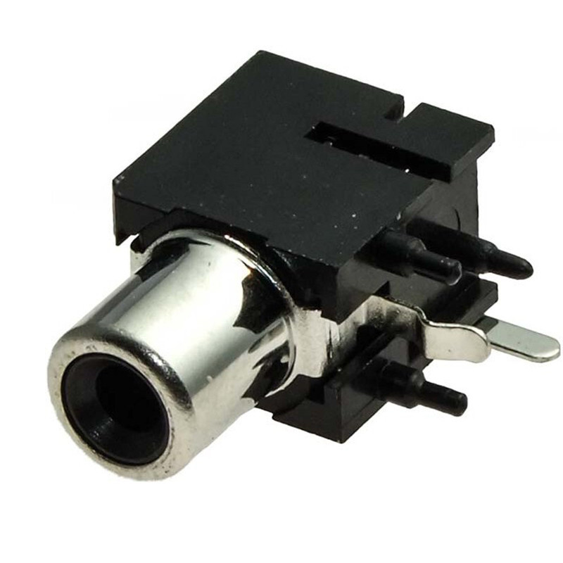 Кабель OEM RCA-109 PCB jack black гнездо Audio Jack на плату - купить ...