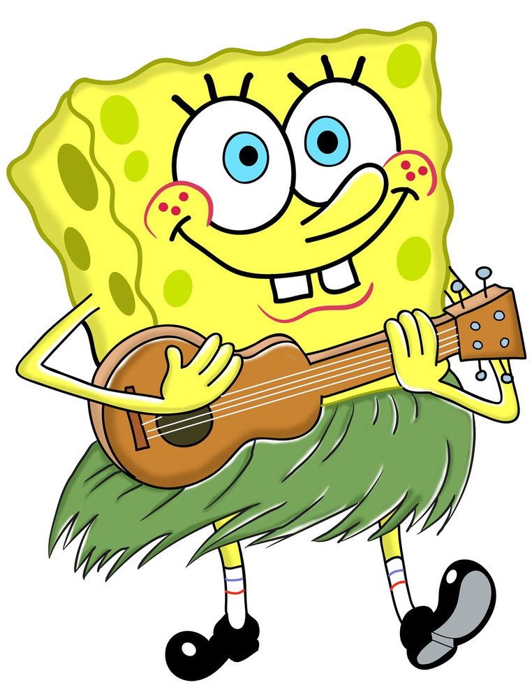 Термонаклейка на все виды и любой цвет одежды (DTF) спанч боб, губка ...