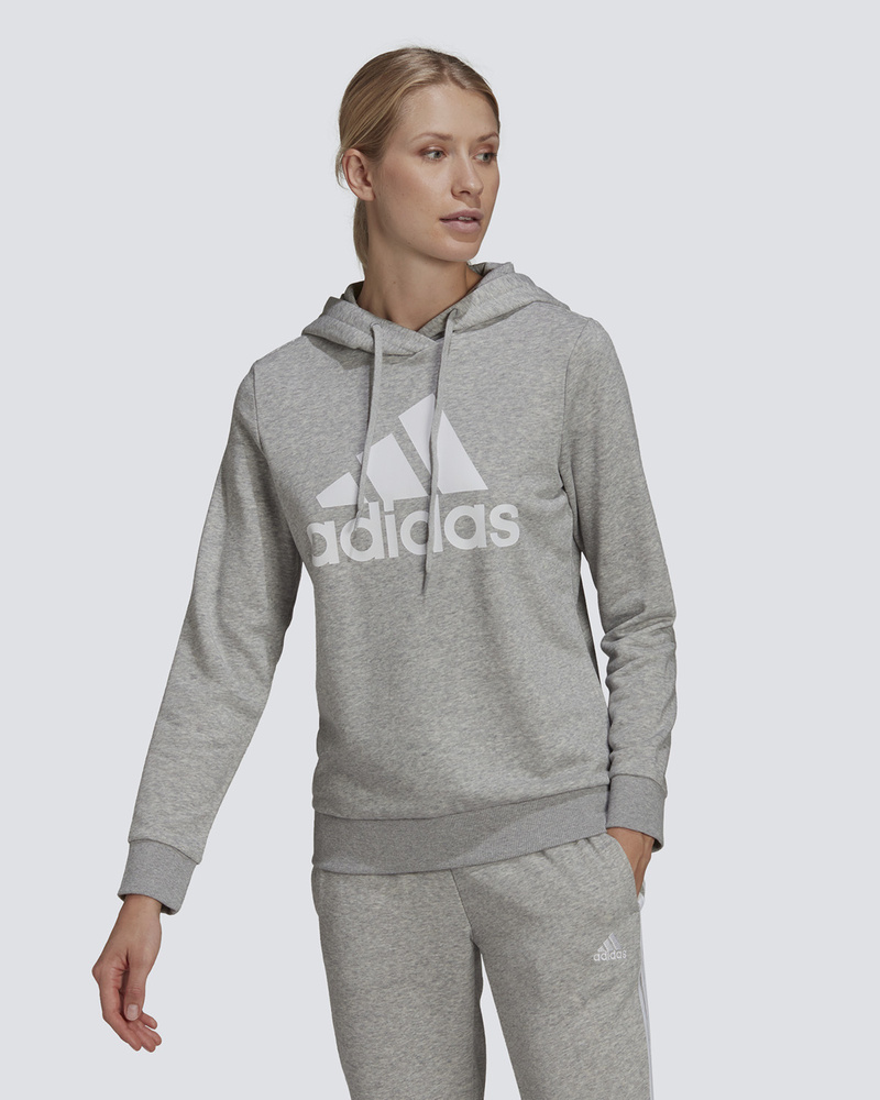 Adidas essentials store logo hoodie