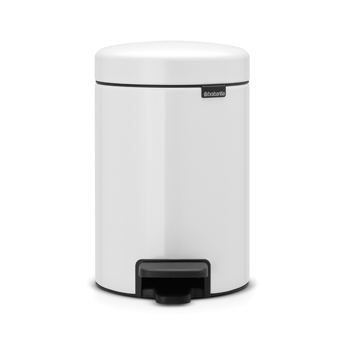 Бак мусорный Brabantia "NewIcon" с педалью белый 3л 112126 #1