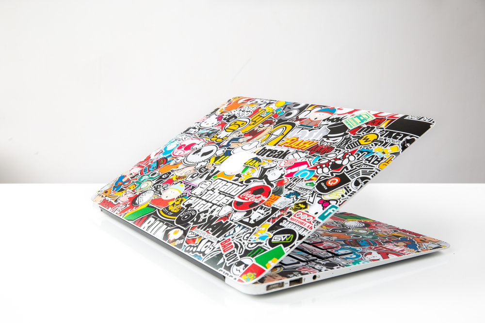 Macbook pro sticker cover hotsell