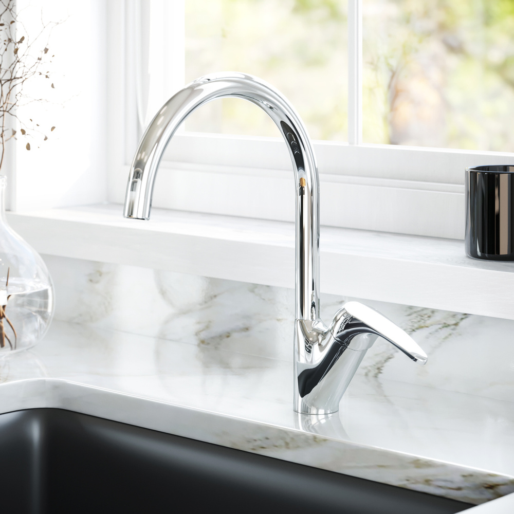 Смеситель Damixa DXHSFKS07000 Venus Латунь Гибкая подводка, Аэратор ...