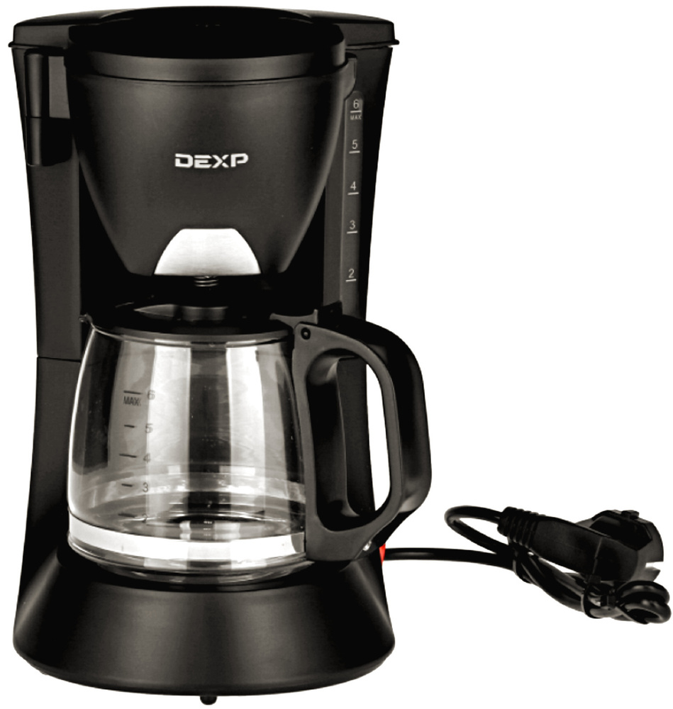 DEXP Кофеварка капельная Кофеварка капельная/с фильтром/для кофе/чёрная ...