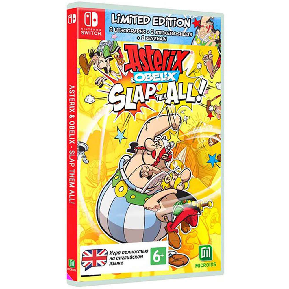 Игра Asterix&Obelix Slap Them All Лимитированное издание (Nintendo Switch,  Английская версия) купить по низкой цене с доставкой в интернет-магазине  OZON (1552323333)