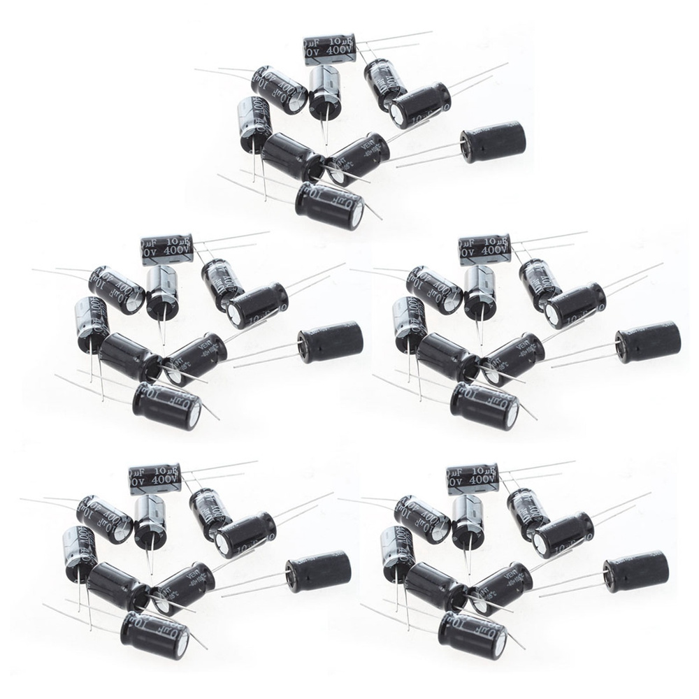 10 электролитических конденсаторов с низким ESR, 10 мкФ, 400 В, 10 мкФ ...