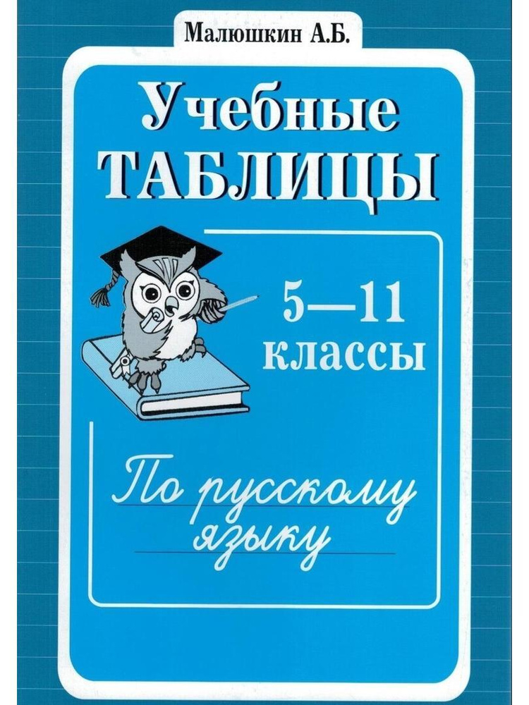 Учебные таблицы по русскому языку 5-11 классы . Малюшкин А.Б.  #1