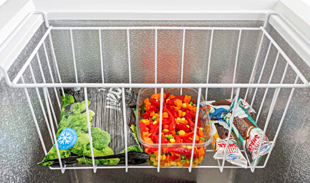 Корзина для морозильной камеры белая металлическая подвесная купить на ...