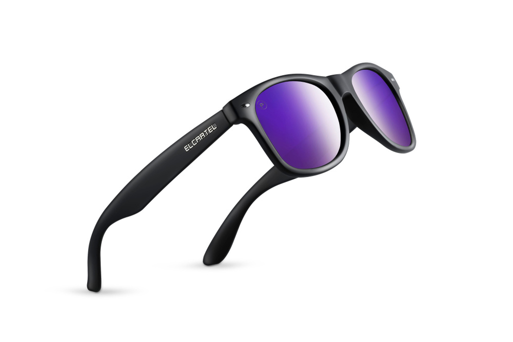 KAR Wayfarer Violet Polarizing filter tech Matte/Очки поляризационные/Очки солнцезащитные женские /очки #1