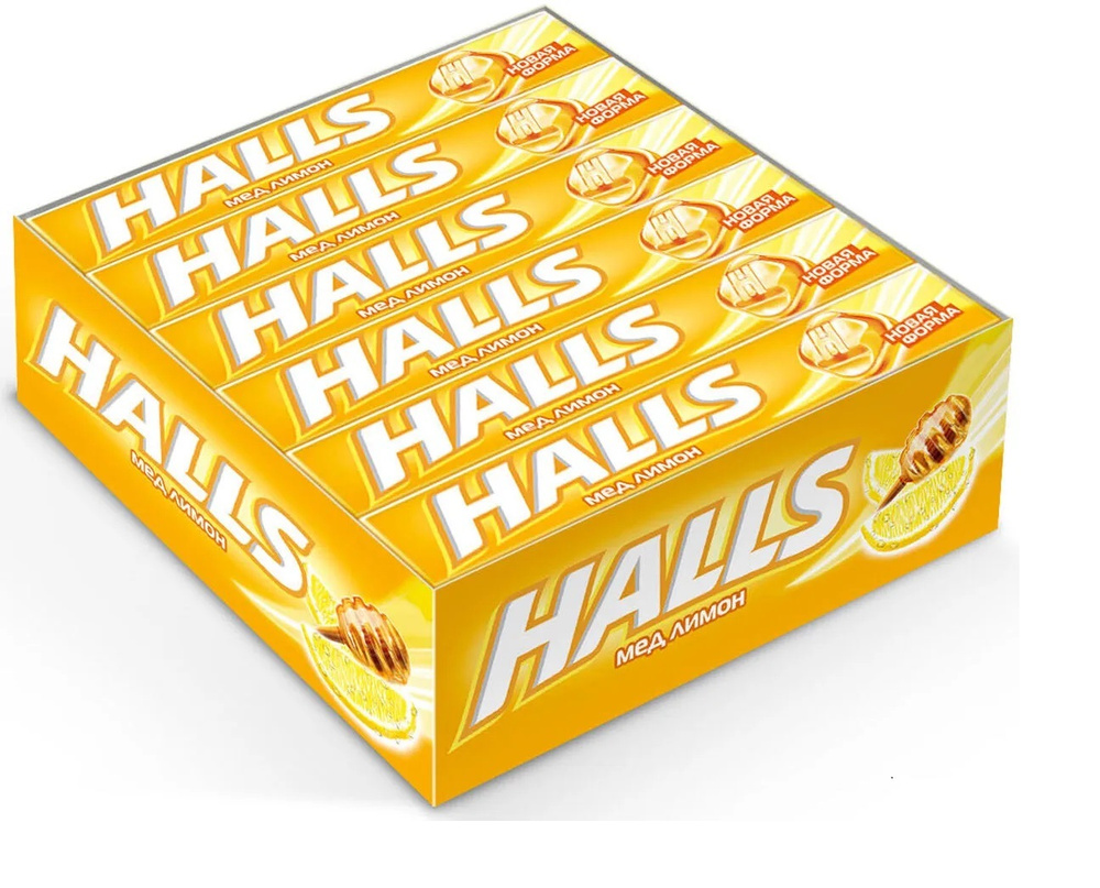 Леденцы Halls Холс Мёд и лимон 25г 12 шт - купить с доставкой по выгодным  ценам в интернет-магазине OZON (538264047)