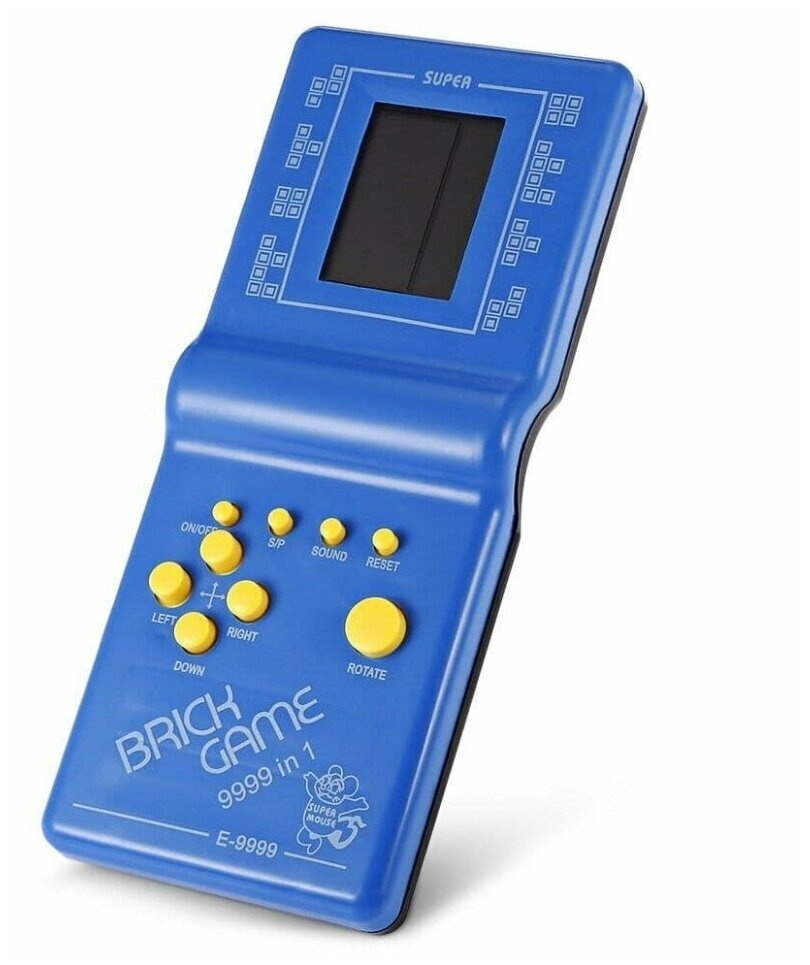 Игровая приставка Тетрис 90-х Brick Game (Синий) - купить с доставкой ...