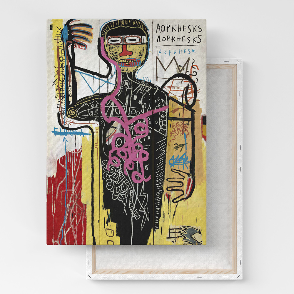 Картина на холсте, репродукция / Basquiat J.M. - Versus - Баския Жан-Мишель  / Размер 30 x 40 см - купить по низкой цене в интернет-магазине OZON  (505206290)