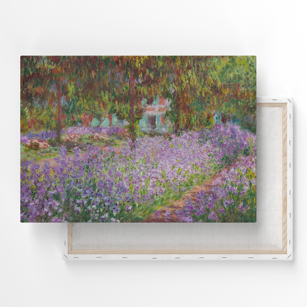 Картина на холсте, репродукция / Monet Claude - Клод Моне - Ирисы в ...