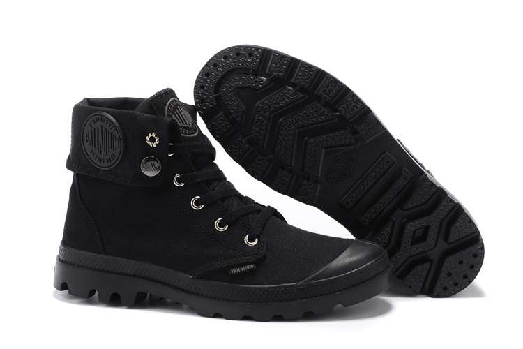 All black sales palladium boots