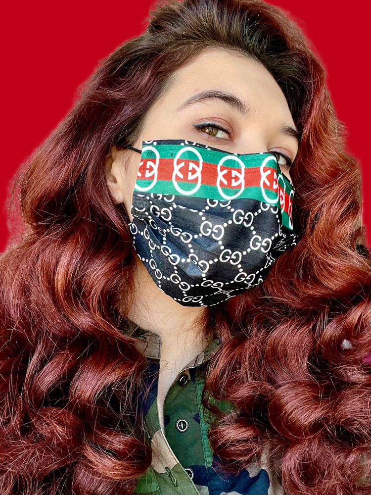 Маски одноразовые с принтами 50 штук - купить с доставкой по выгодным ...