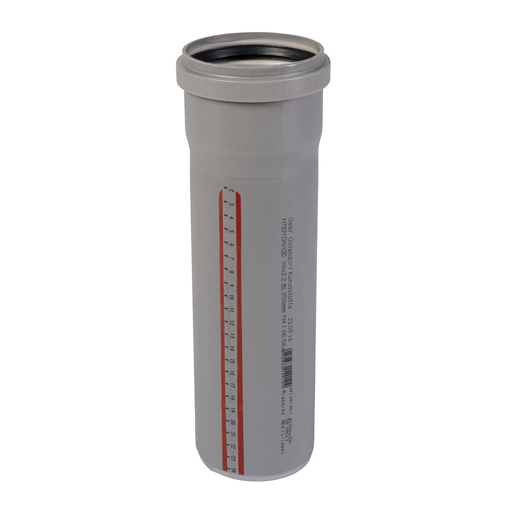 Труба канализационная Ostendorf HTEM d90х1000 мм пластиковая для ...