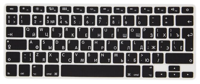 Силиконовая накладка на клавиатуру для Macbook Air 13 2011-2017 / MacBook Pro 13/15 2006 - 2015 бренд #1