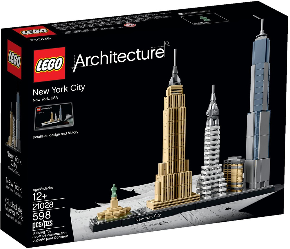 Конструктор LEGO Architecture Коллекция небоскребов Нью-Йорка 21028