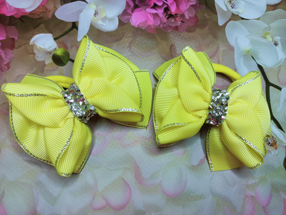 Бантики ручной работы Бант для волос Резинки для волос Bantiki_Natalia ...