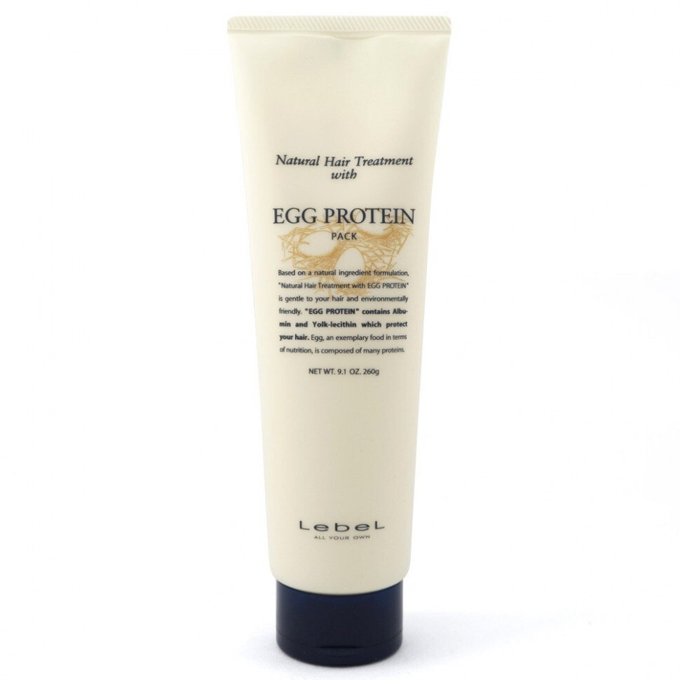 LebelRus Natural Hair Treatment with Egg Protein Питательная маска для волос с яичным
