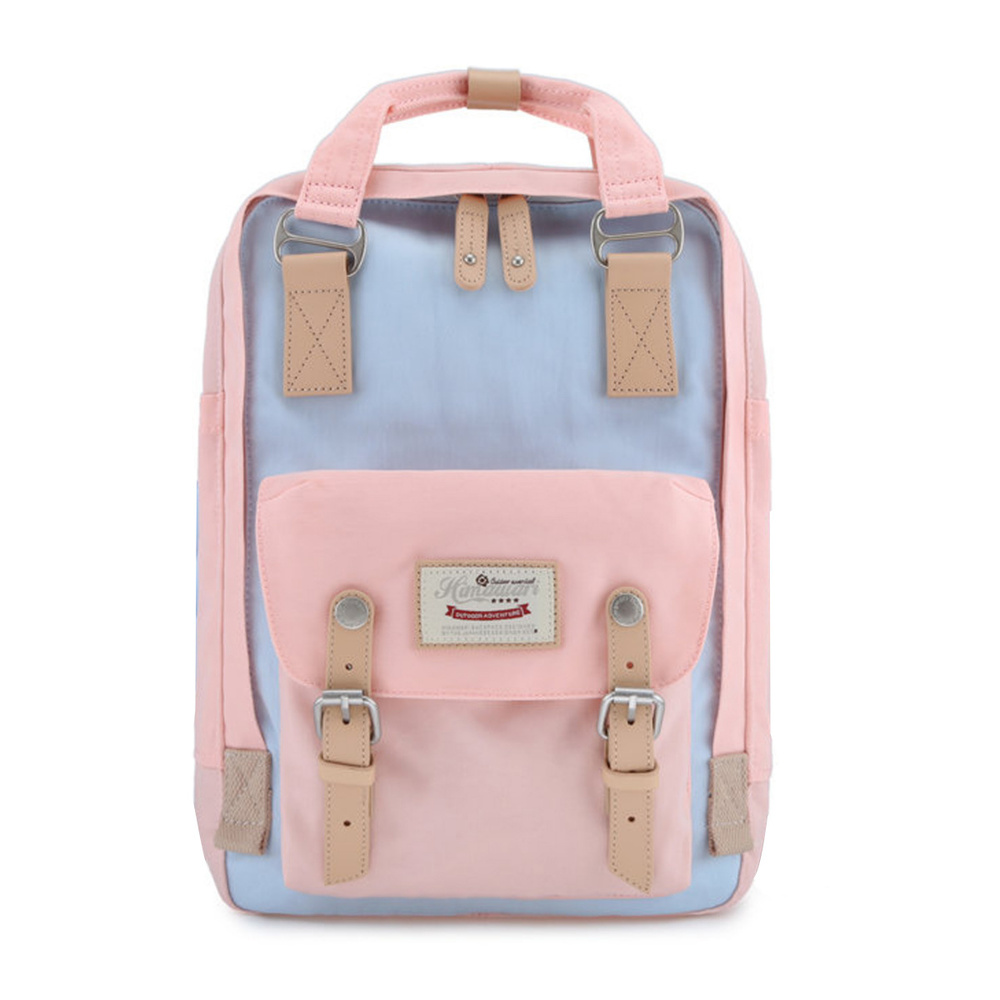 Рюкзак спинка мягкая EVA, 39*28*15 см, 1 отделение, розовый/голубой HIMAWARI 209066  #1