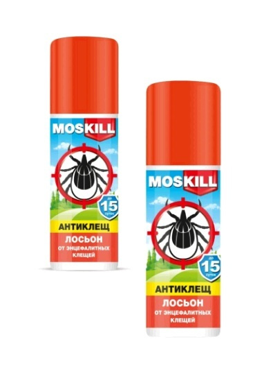 МОСКИЛЛ Лосьон-спрей от клещей 100 мл. 2 штуки - купить с доставкой по ...