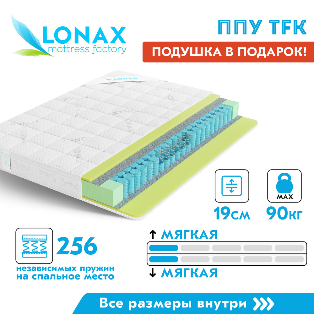 Матрас lonax ппу tfk