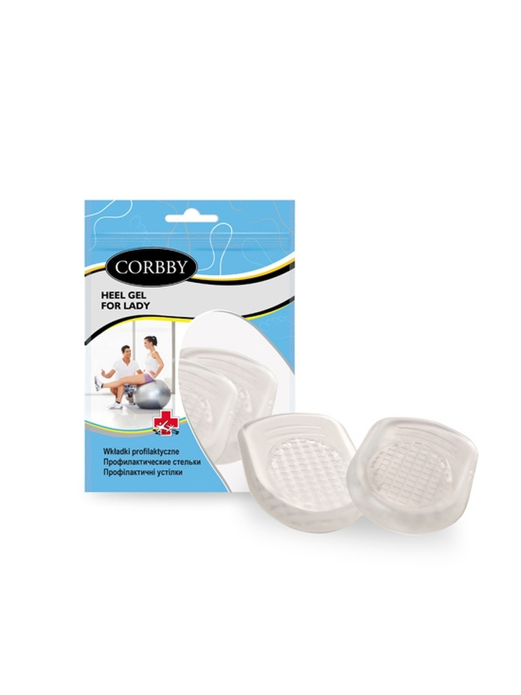 Corbby Подпяточники женские Heel Gel for lady, гелевые #1