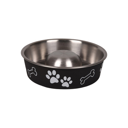 Flamingo Миска для собак металлическая для медленного поедания корма ...