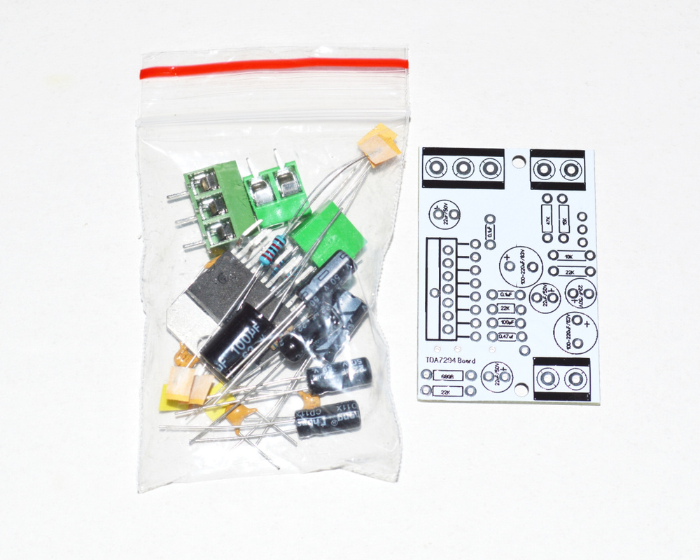 Набор для сборки Усилитель TDA 7294 80Вт Конструктор DIY amplifier kit #1
