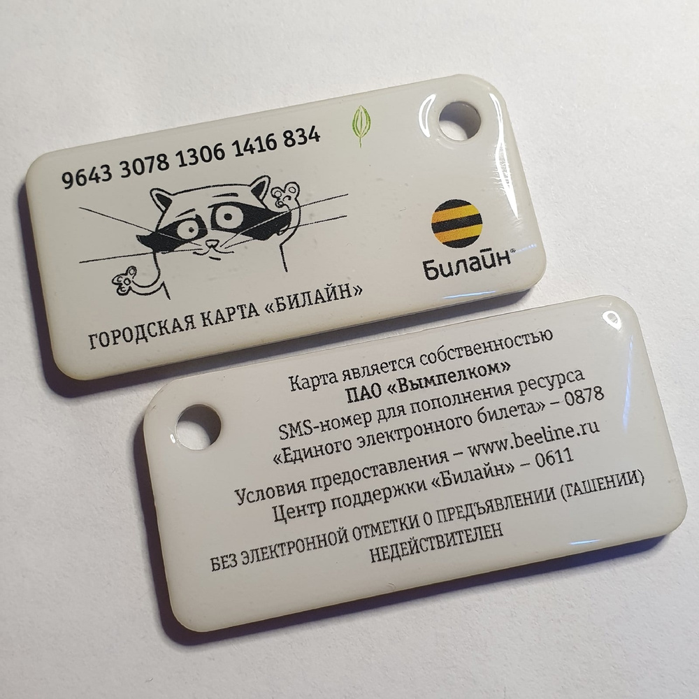 Брелок с функционалом карты Подорожник - Енот - купить с доставкой по ...